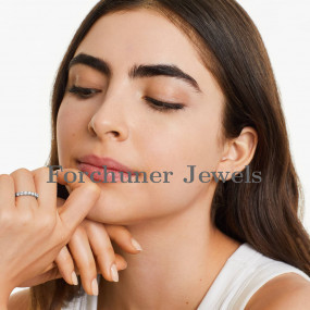 Silver Diamond Rings