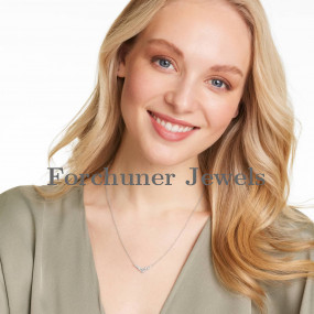 Modern Diamond Necklace