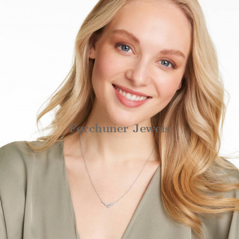 Modern Diamond Necklace